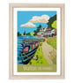 Walton On Thames travel poster print by Susie West
