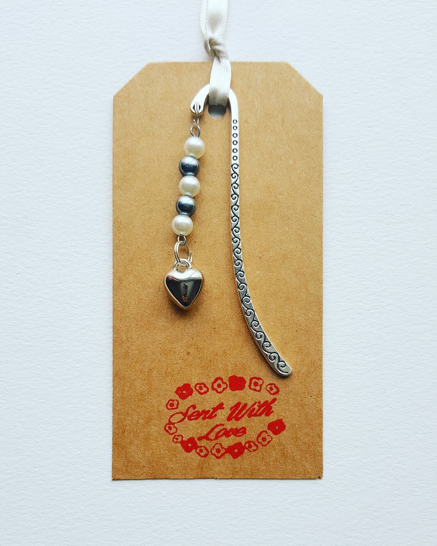 Heart Charm Bookmark