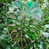 Monstera Leaf Suncatcher Hanging Window Decoration 