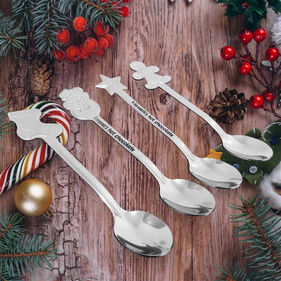 Personalised Christmas spoon
