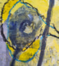 Original Wall Art Mixed Media 'Tears' Series A3 - Image 4