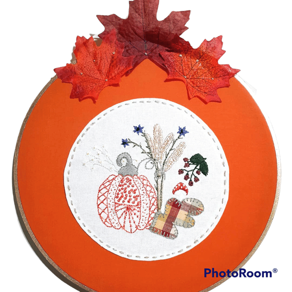 Pumpkin Hoop Decoration