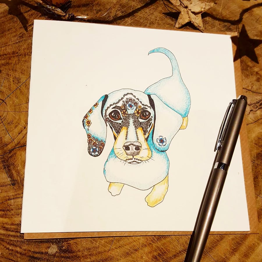 Dachshund Greeting card 