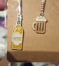Beer charm earrings - Image 3