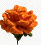 Marigold — October Birth Flower - Handmade Everlasting Single Stem- Free Postage - Image 4