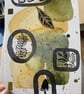 Hand painted circles greetings card - Image 5