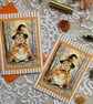 Halloween Bunny Card - Blank Card - Image 2