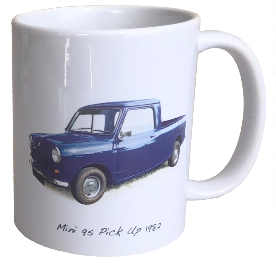 Mini 95 Pick Up 1982 - 11oz Ceramic Mug - Commercial Mini