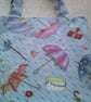 Umbrellas and Hat Boxes Fabric Bag - Image 4