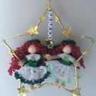 Two Sisters Fairy Doll Decoration - Sister Gift 