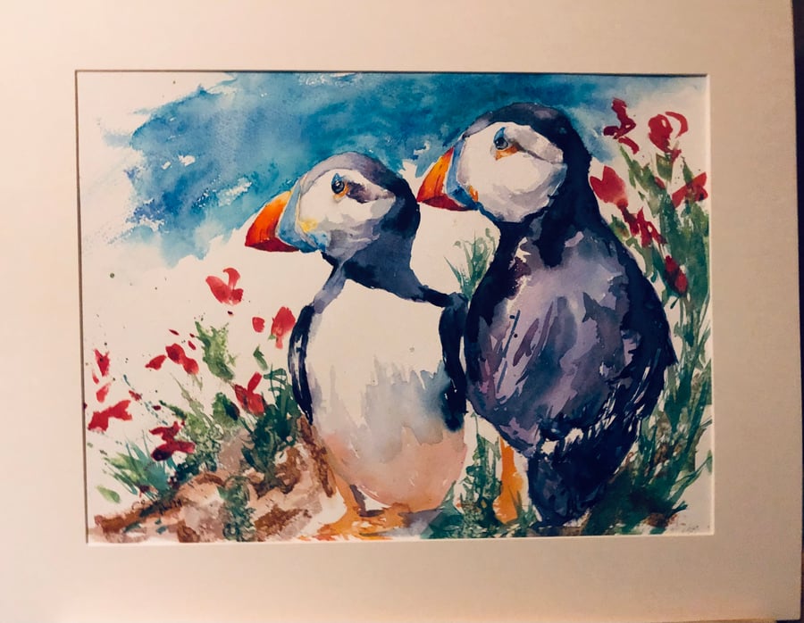 Mr and Mrs Puffin