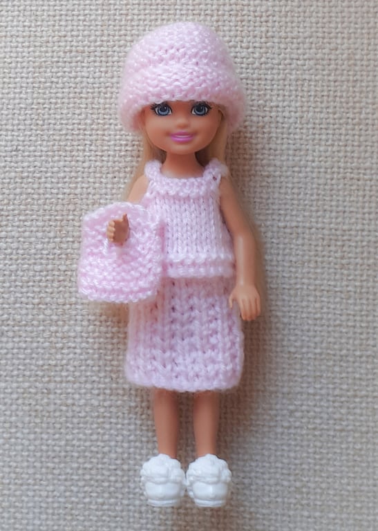 KNITTING PATTERN PDF Little Sister in Baby Pink