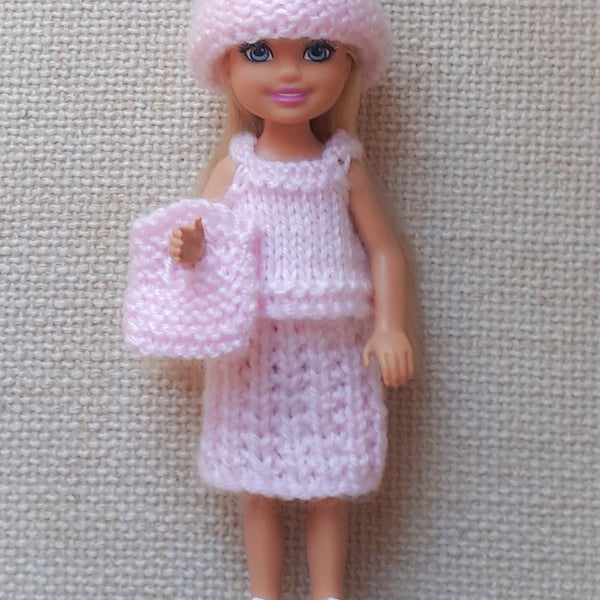 KNITTING PATTERN PDF Little Sister in Baby Pink