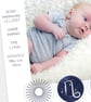 Celestial - Personalised Baby Photo Print, new baby gift nursery art - Image 5