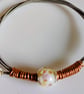 Up-Cycled and Re-Purposed Guitar String Bangle. Groovy !