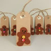 6 Little Gingerbread Man Tags