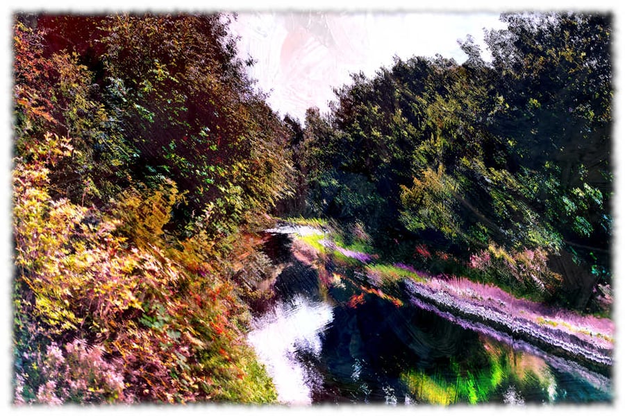 The Chesterfield Canal Picture, Worksop Print Photo. Digital Art