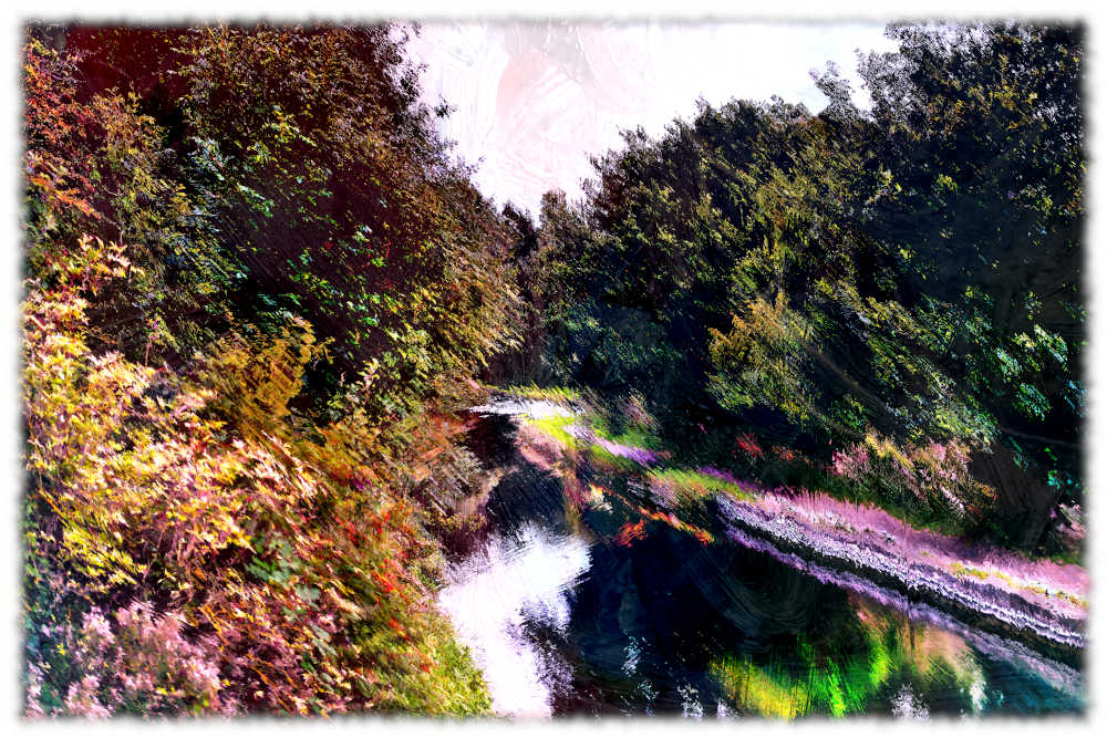The Chesterfield Canal Picture, Worksop Print Photo. Digital Art