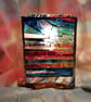 Beach Sunset Stained Glass Lamp - Image 4