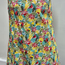 Girls dress, jungle theme, popover dress, age 4-5 years
