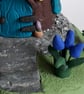 Handmade Polymer Clay Fairy House Tealight Holder - Image 4