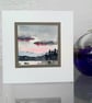 Blank HandCrafted Card Of The Moon And Scottish Loch. Any Occasion Notelet. - Image 5