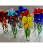 Fused Glass Plant Stake Flower Houseplant or Garden Decoration - Image 4
