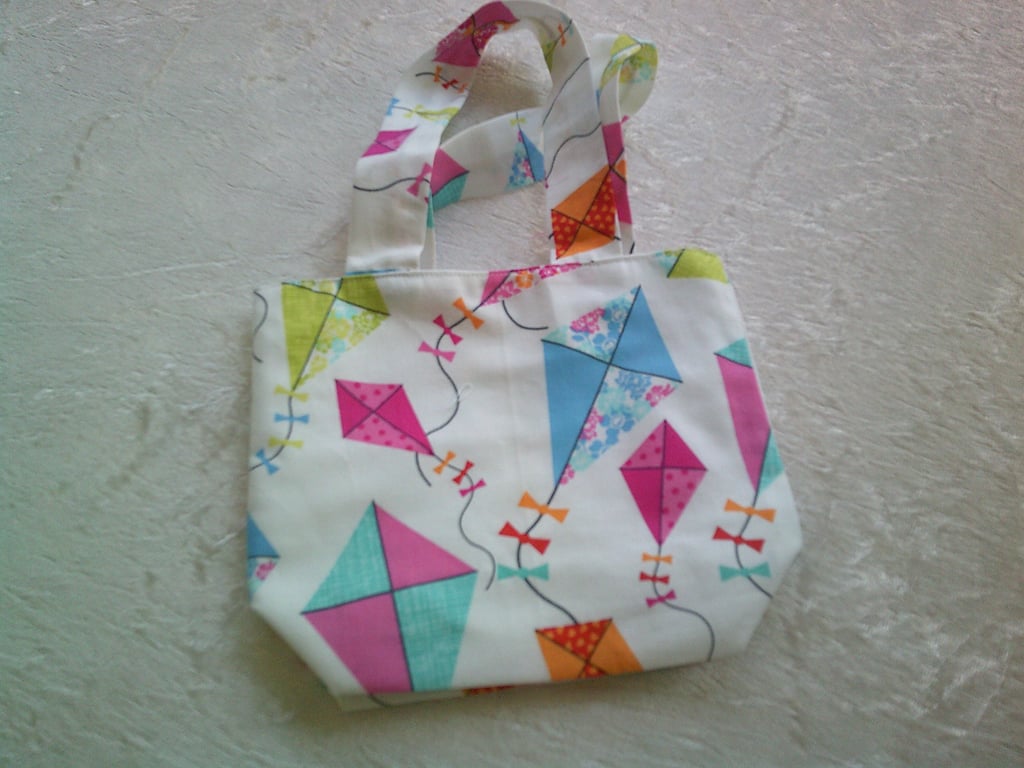 Colourful Kites Child's Fabric Handbag