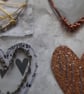 Four Little Wire Love Hearts Copper on Silver Handmade Artwork. How Lovely!!! XX - Image 10