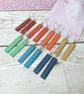 Blue dangle earrings, lightweight colourful minimalist earrings - Image 6
