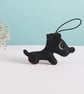Miniature black Dachshund hanging ornament - Image 6