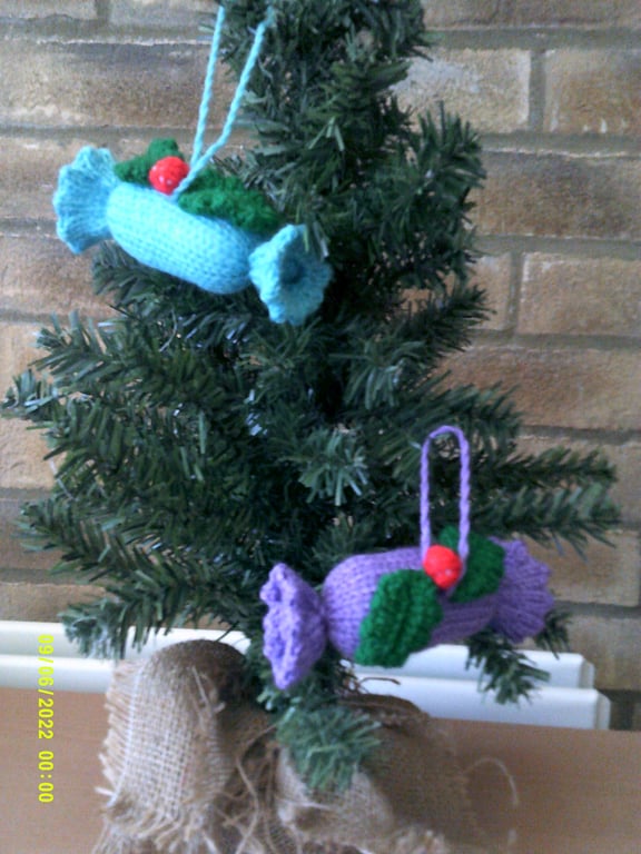 Christmas Cracker Decoration - set of 2