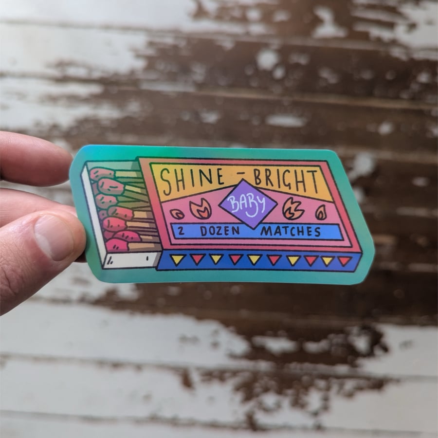 Matchbox Sticker, Motivational Sticker - Folksy