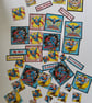 37 Piece Superhero Card Toppers, Card Making Scrapbooking