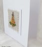 HAND EMBROIDERED FLORAL GREETINGS CARD - Image 3
