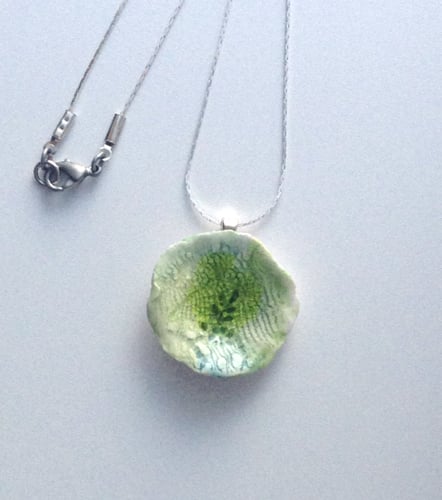 Light Green Porcelain Necklace