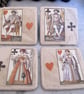 Ceramic Playing Card Coasters x 4 - Image 3