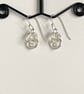 Sterling Silver Mobius Chainmaille Earrings  - Image 1
