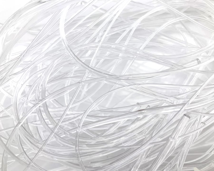 50g Clear Bullseye 90coe glass Vitrigraph stringers