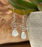 Handmade seaglass earrings 
