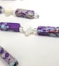 Artisan Purple Sediment Jasper & Mother of Pearl Multi-Strand Chandelier  - Image 4