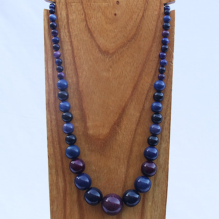 Deep-Purple Necklace