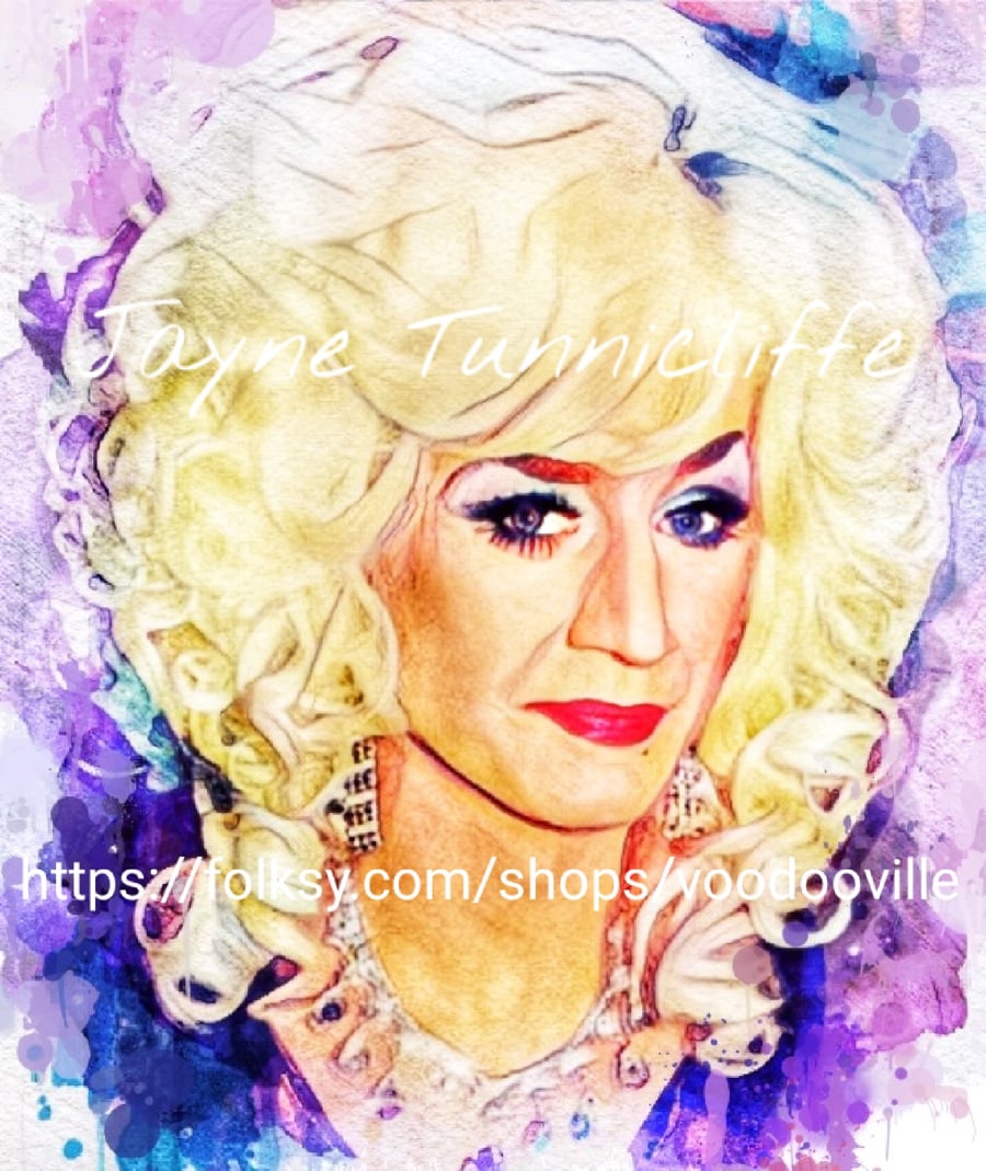 Lily Savage 11 x 8 inches art print- Blonde Bombsite