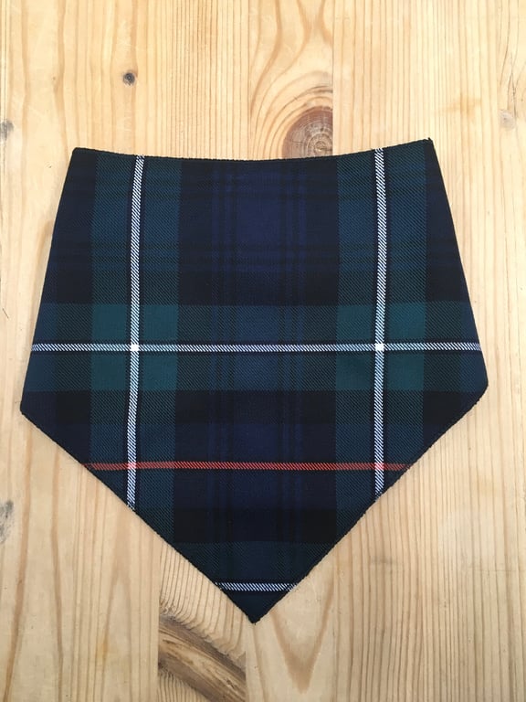MacKenzie Tartan Bandana Bib, babies