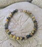 Gold filled bracelet, Bumble Bee Jasper Beads - Image 4