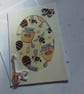 Any occasion card. Birthday card. Notelet. Handmade honey bee card. Ref 276.  - Image 1