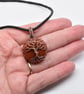Carnelian and Copper Tree of Life Pendant - Image 2