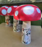 Wooden Toadstool Ornament (3 design) - Woodland Nursery Decor & Fairy Tale Gift