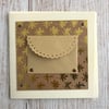 Handmade birthday card with pearl money envelope