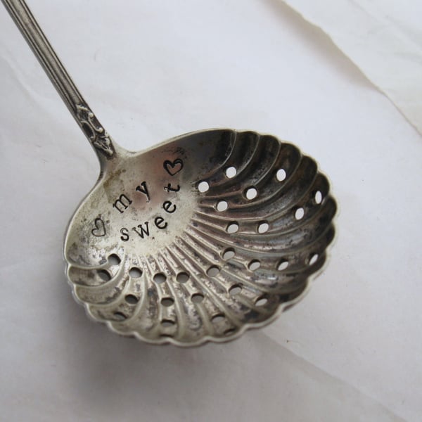 Valentine Sugar Sifter Spoon, My Sweet